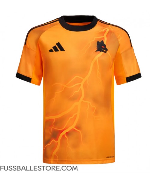 Günstige AS Roma Bryan Cristante #4 Auswärtstrikot 2025-26 Kurzarm Günstige AS Roma Bryan Cristante #4 Auswärtstrikot 2025-26 Kurzarm